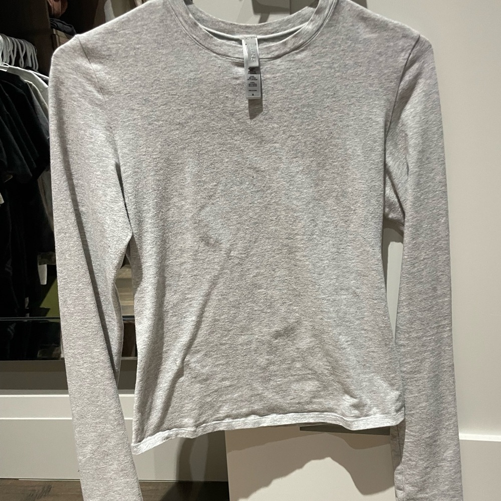 Skims Heather grey long sleeve